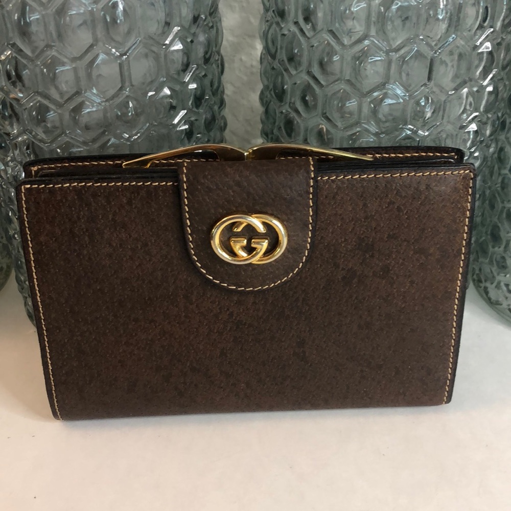 Gucci brown vintage wallet - perfect condition